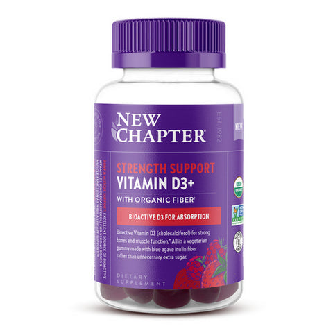 New Chapter, Strength Support Vitamin D3 Plus Mixed Berry, 60 Count New Chapter