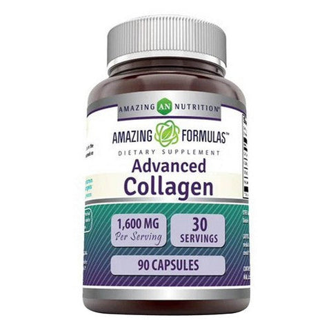 Amazing Nutrition, Amazing Formulas Advanced Collagen, 1500 mg, 90 Caps Amazing Nutrition