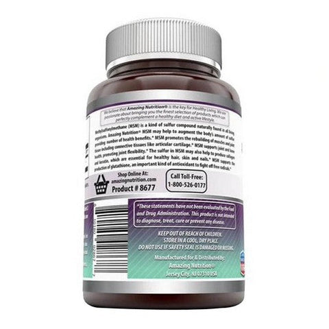 Amazing Nutrition, Amazing Formulas MSM, 1000 mg, 200 Tabs Amazing Nutrition