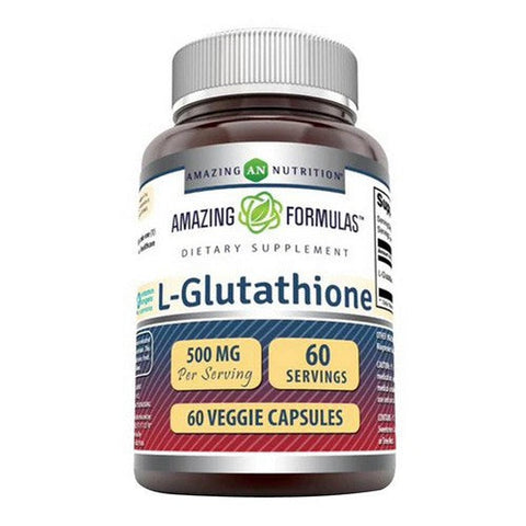 Amazing Nutrition, Amazing Formulas Lglutathione, 500 mg, 60 VegCaps Amazing Nutrition