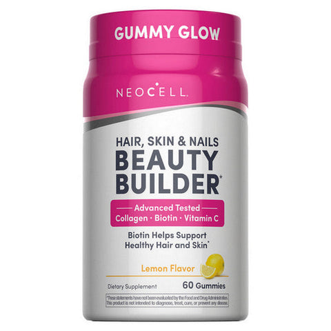 Neocell Laboratories, Hair, Skin & Nails Beauty Builder Gummies, 60 Count Neocell Laboratories
