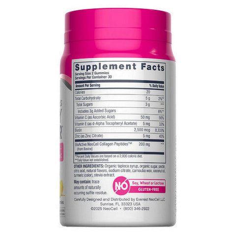 Neocell Laboratories, Hair, Skin & Nails Beauty Builder Gummies, 60 Count Neocell Laboratories