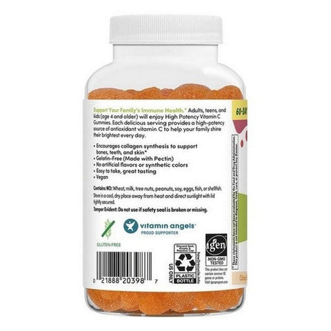 Rainbow Light, Vitamin C High Potency Gummies Citrus, 60 Count Rainbow Light
