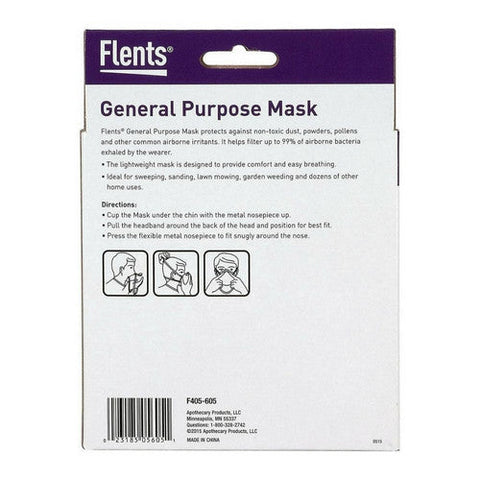 Flents, General Purpose Masks, 5 Each Flents