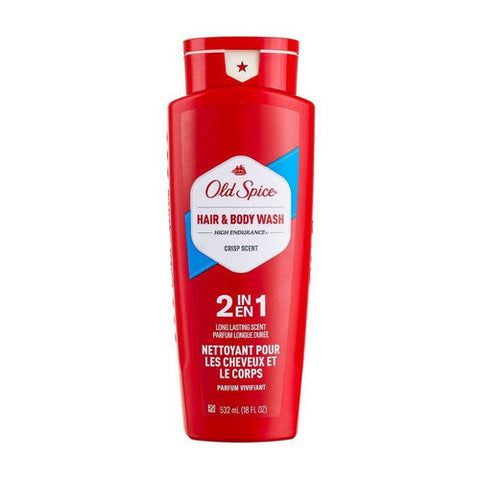 Old Spice, 2 In 1 High Endurance Hair And Body Wash, 18 Oz Old Spice