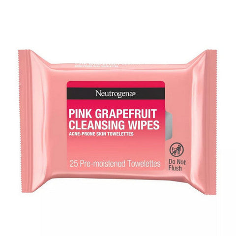 Neutrogena, Cleansing Wipes Pink Grapefruit, 25 Each Neutrogena