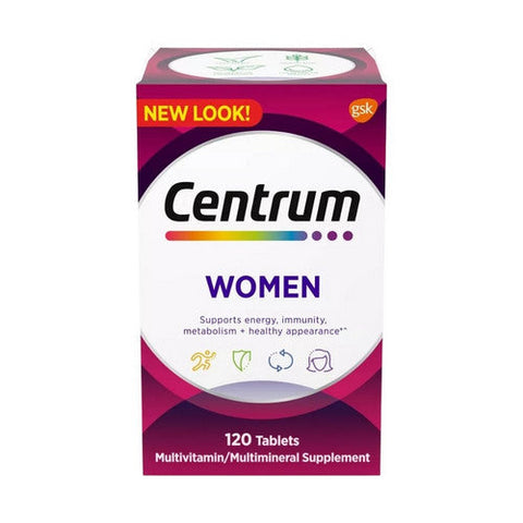 Centrum, Women Multivitamin & Multimineral, 120 Tablets Centrum