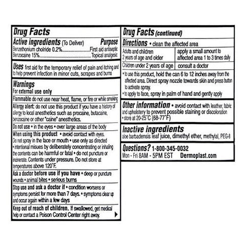 Dermoplast, Kids Antiseptic And Pain Relieving Spray, 2 Oz