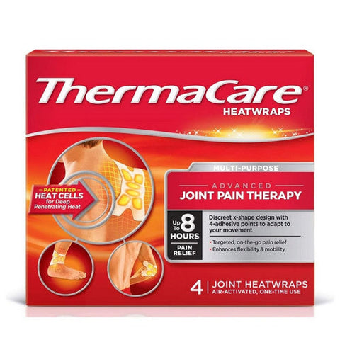 Thermacare, Joint Pain Therapy Heatwraps, 4 Count Thermacare