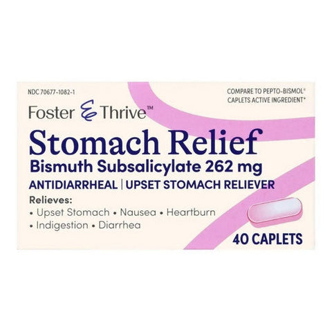 Sunmark, Stomach Relief Original, 40 Caps Foster And Thrive