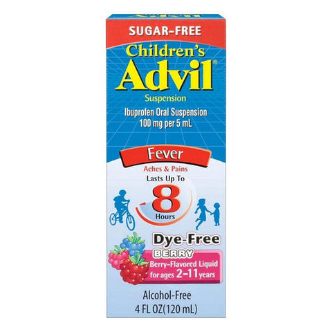 Advil, Childrens Suspension Fever Aches And Pains, 4 Oz Advil