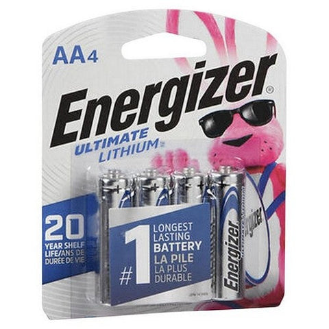 Energizer, Ultimate Lithium Batteries AA, 4 Each Energizer