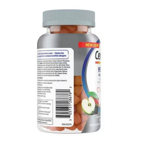 Centrum, Multigummies Men 50 Plus Multivitamin Assorted Natural Fruit, 80 Count Centrum