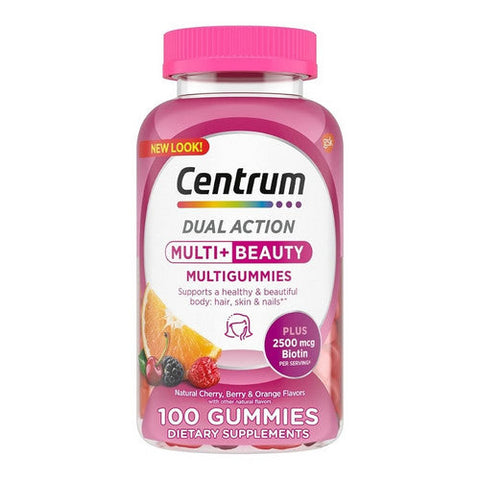 Centrum, Multi Plus Beauty Gummies, 100 Count Centrum