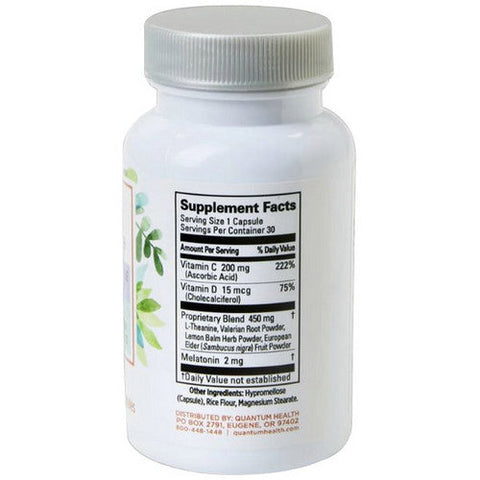 Quantum Health, Sleep Plus Immune Support, 2 Mg, 30 Caps Quantum Health