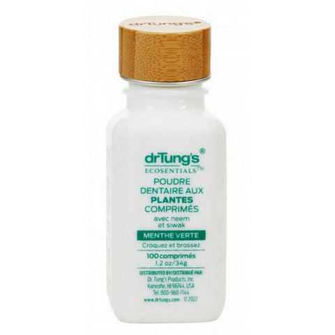Dr. Tungs, Herbal Toothpowder Tabs Spearmint, 100 Tabs Dr. Tungs