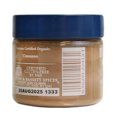 Morton & Bassett, Organic Ground Cinnamon Mini, 1.2 Oz (Case Of 3) Morton & Bassett