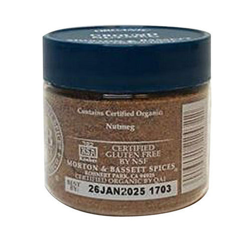 Morton & Bassett, Organic Spice Ground Nutmeg Mini, 1.2 Oz (Case Of 3) Morton & Bassett