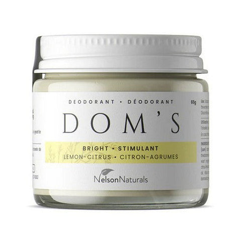 Nelson Naturals, Natural Deodorant Bright, 65 Grams Nelson Naturals