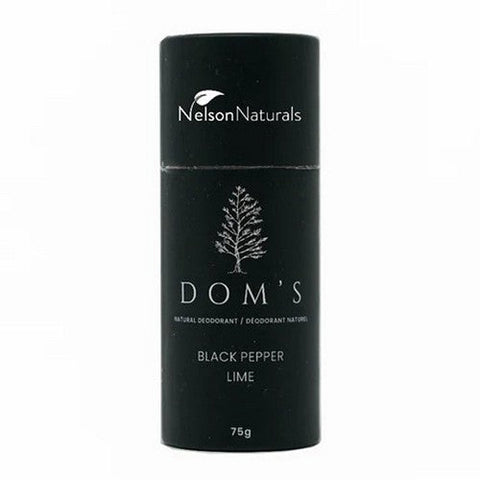 Nelson Naturals, Natural Deodorant Black Pepper Lime Stick, 75 Grams Nelson Naturals