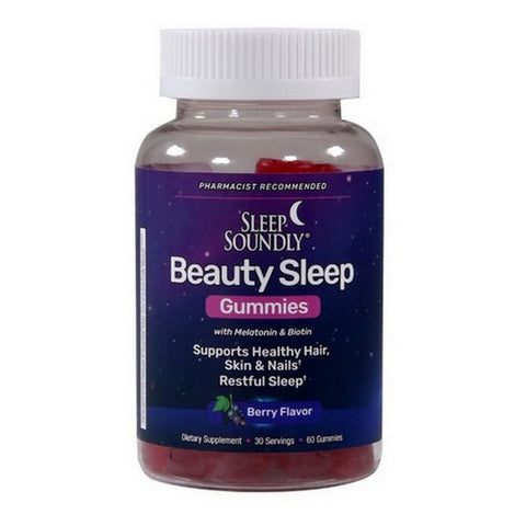 Sleep Soundly, Sleep Soundly Beauty Sleep, 60 Gummies Sleep Soundly