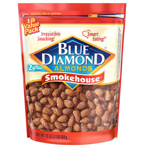Blue Diamond, Smokehouse Almonds, 16 Oz(Case Of 6) Blue Diamond