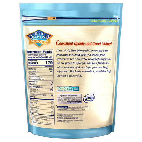 Blue Diamond, Almonds Lightly Salted, 16 Oz(Case Of 6) Blue Diamond