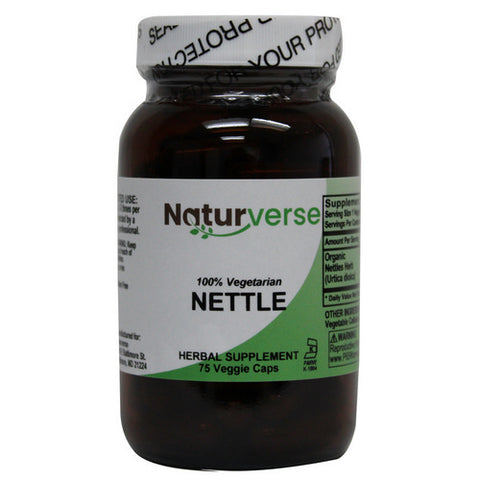 Naturverse, Nettles Powder Capsules, 75 VegCaps Naturverse