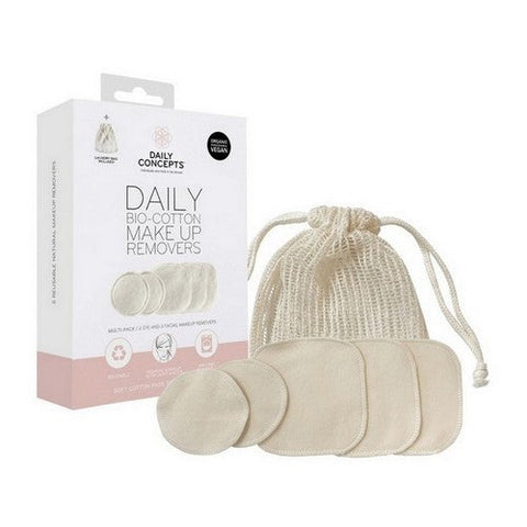 Daily Concepts, Daily Bio Cotton Makeup Removers, 1 Count Daily Concepts
