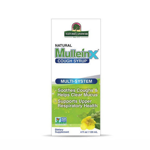 Nature's Answer, Natural Mullen-X Cough Syrup Multi-System, 4 Oz Nature's Answer