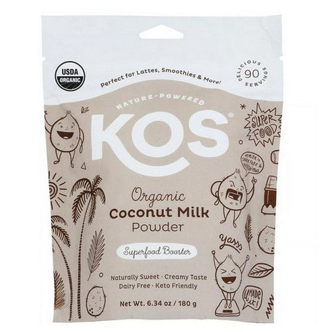 Kos, Organic Coconut Milk Powder, 6.3 Oz Kos