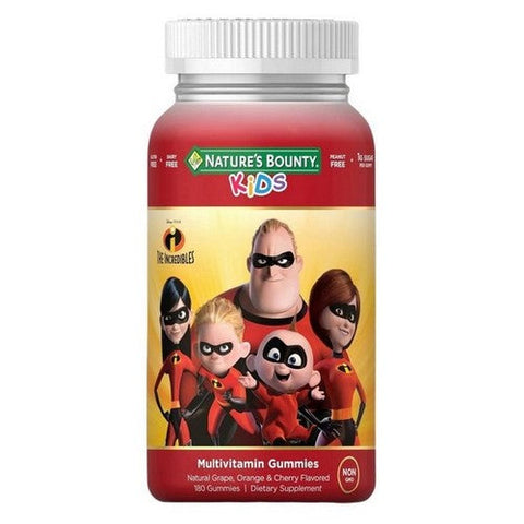 Nature's Bounty, Disney And Pixar The Incredibles Kids Gummy Multivitamin, 180 Count Nature's Bounty