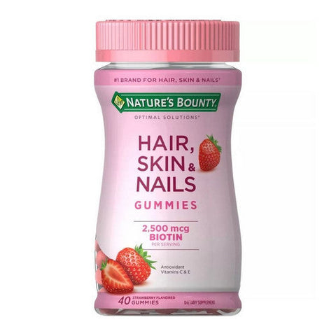 Nature's Bounty, Hair, Skin And Nails Gummies With Biotin, 40 Count Nature's Bounty