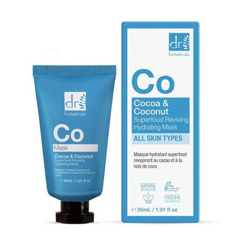 Dr Botanicals, Superfood Reviving Hydrating Mask Cocoa And Coconut, 1.01 Oz Dr Botanicals