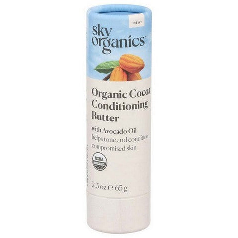 Sky Organics, Organic Cococa Conditioning Butter, 2.3 Oz Sky Organics