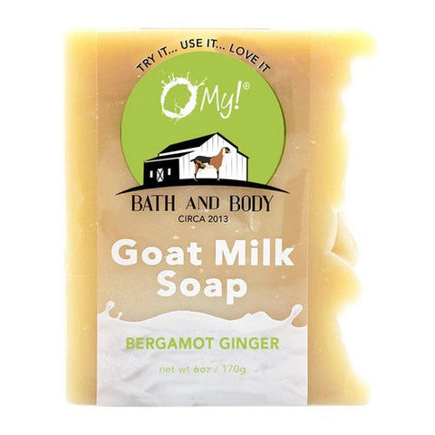 O MY!, Goat Milk Bergamot Ginger Soap, 6 Oz O MY!
