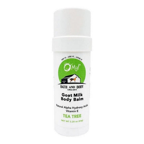 O MY!, Goat Milk Body Balm Tea Tree, 2.25 Oz O MY!