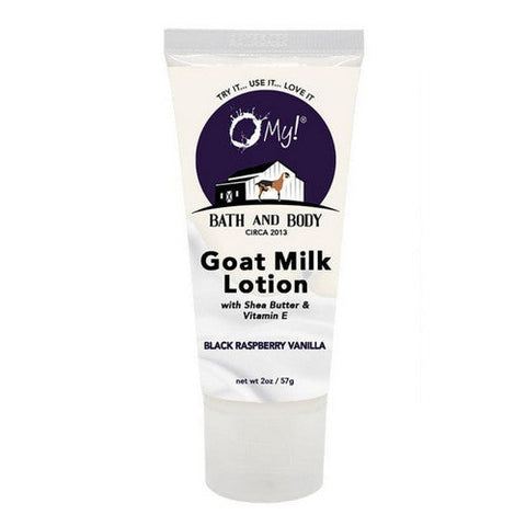 O MY!, Black Raspberry Vanilla Goat Milk Lotion, 2 Oz O MY!