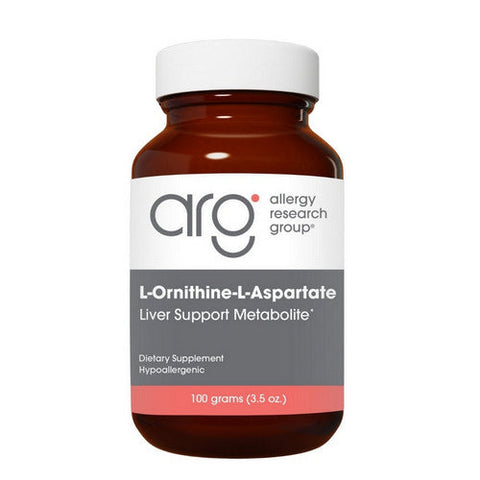 Nutricology/ Allergy Research Group, L-Ornithine-L-Aspartate Liver Support Metabolite, 100 Grams