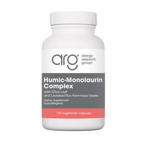 Nutricology/ Allergy Research Group, Humic-Monolaurin Complex With Olive Leaf And Lactobacillus, 120 Veg Caps Nutricology/ Allergy Research Group
