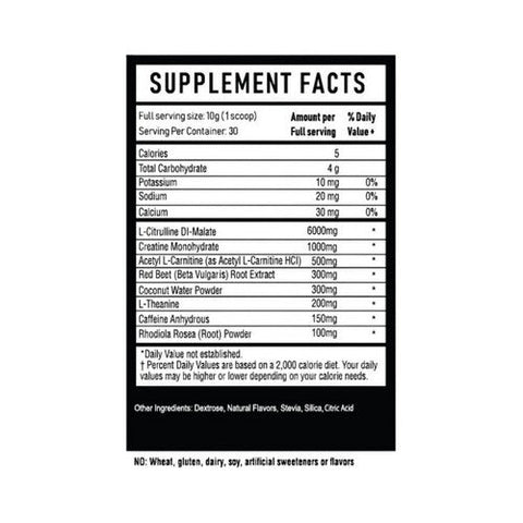 4 Gauge, Pre-Workout Frozen Lemonade, 300 Grams 4 Gauge