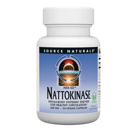 Source Naturals, Nattokinase NSK-SD, 200 mg, 30 Caps Source Naturals