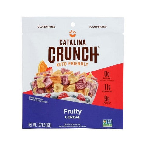 Catalina Crunch, Keto Friendly Fruity Cereal, 1.27 Oz(Case Of 12)