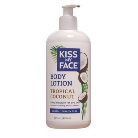 Kiss My Face, Tropical Coconut Body Lotion, 16 Oz Kiss My Face