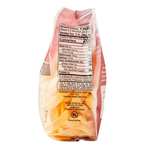 Delallo, Egg Pasta Pappardelle, 8.8 Oz (Case Of 12) Delallo