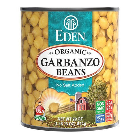 Eden Foods, Organic Garbanzo Beans Chickpeas, 29 Oz (Case Of 12) Eden Foods