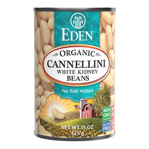 Eden Foods, Organic Cannellini White Kidney Beans, 15 Oz (Case Of 12) Eden Foods