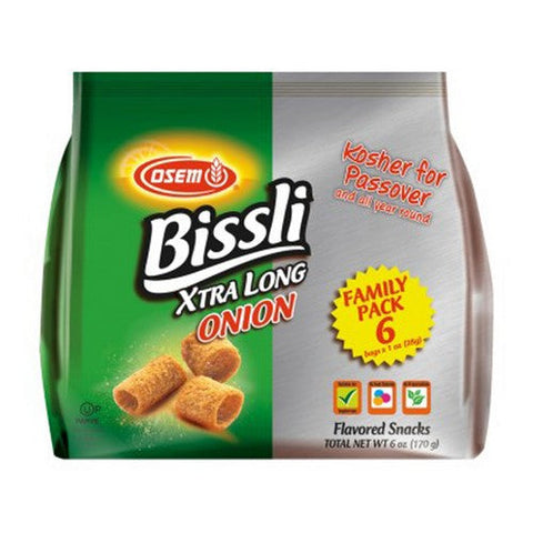 Osem, Bissli Extra Long Onion, 6 Oz (Case Of 8) Osem