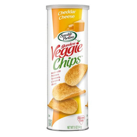 Sensible Portions, Garden Veggie Chips Cheddar Cheese, 5 Oz (Case Of 12) Sensible Portions