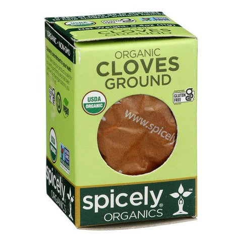 Spicely Organics, Organic Cloves Ground, 0.4 Oz (Case Of 6) Spicely Organics